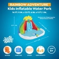 thumbnail image 2 of H2OGO! Rainbow Adventure Kids Inflatable Mega Water Park, 2 of 15