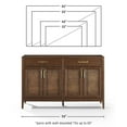 thumbnail image 5 of Crosley Furniture Milo Modern Sideboard Buffet Storage Cabinet, 5 of 14