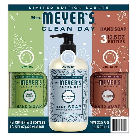 Mrs. Meyer's Limited Edition Holiday Hand Soap, 3 pk.