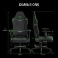 thumbnail image 8 of Razer Iskur V2 X Fabric Ergonomic Gaming Chair Leet Edition, 8 of 13