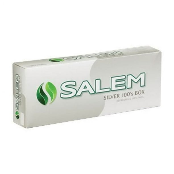 Salem Silver Menthol 100s Box 20 ct., 10 pk