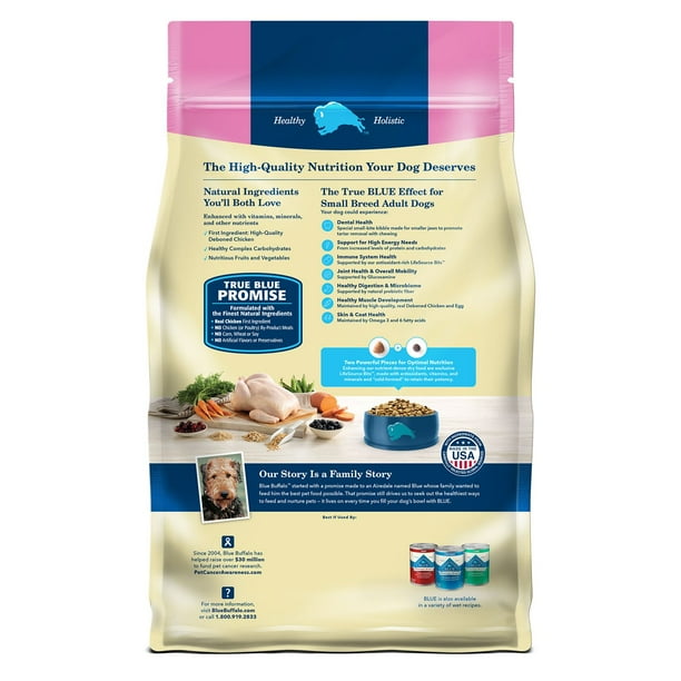 Blue Buffalo Life Protection Formula Chicken & Brown Rice, Adult Small  Breed Dry Dog Food, 26 lbs. - Samsclub.com