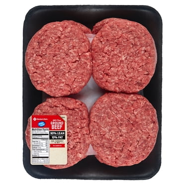 Member's Mark 90/10 Ground Beef Patties, priced per pound