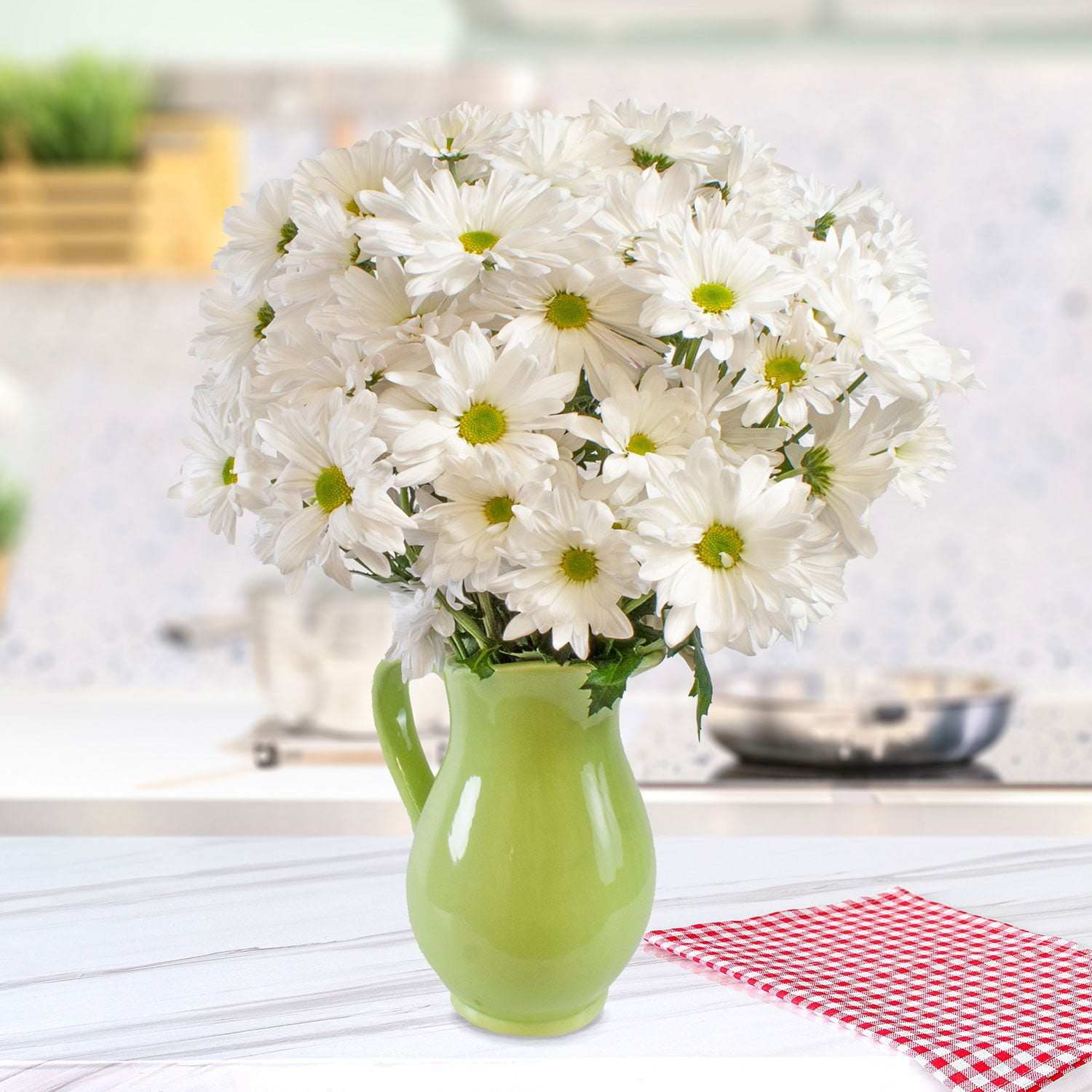 Member's Mark Pompon Daisies, 90 stems (Choose color) - Samsclub.com