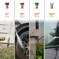 thumbnail image 4 of Giraffe Tools Wall-Mounted Retractable Pressure Washer, 1900 PSI Rated Pressure, with 65 ft Retractable Ordinary Hose, Black Silver, 4 of 6