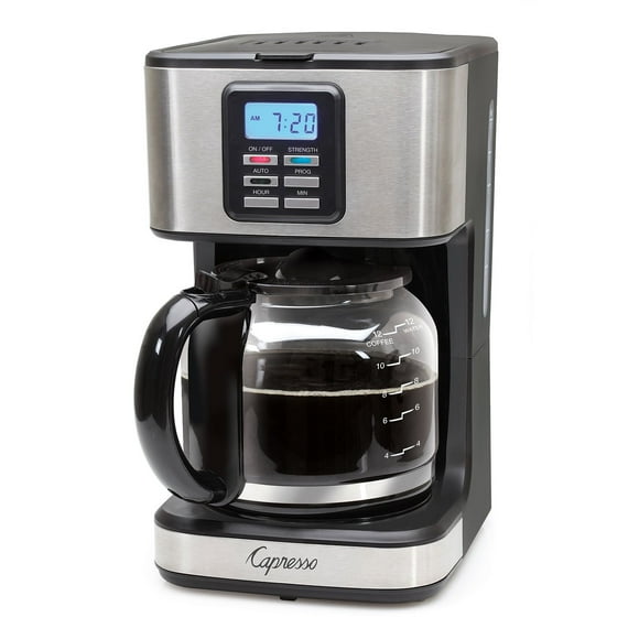 Capresso 12-Cup Coffee Maker with Glass Carafe