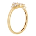 thumbnail image 2 of 0.50 CT.T.W. Lab Created Diamond Round Cut Scatter Ring in 14K Gold, 2 of 3