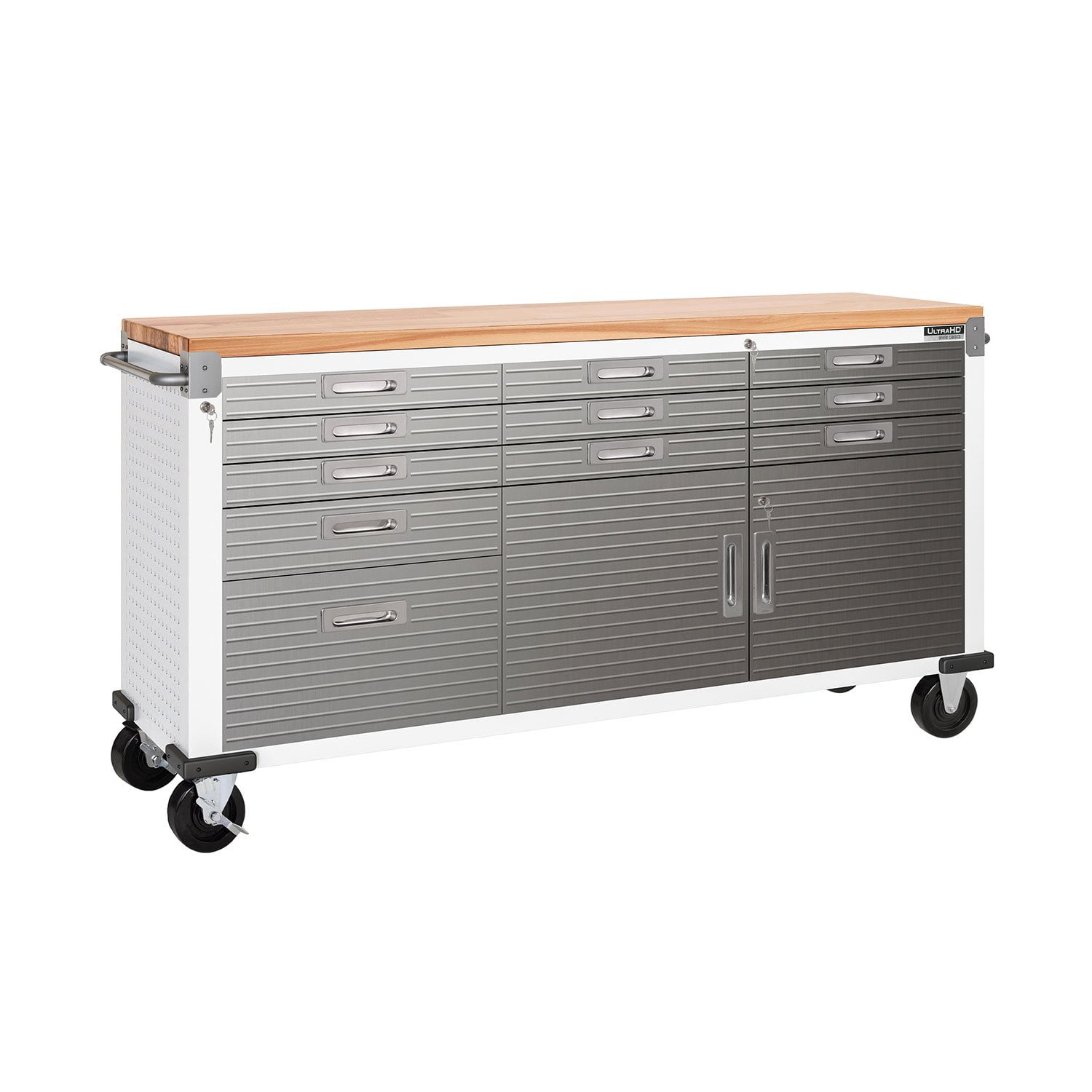 Seville Classics UltraHD 11 Drawer Rolling Workbench, 77