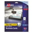 thumbnail image 1 of Avery True Print Clean Edge Business Cards, Inkjet, 2 x 3 1/2, White, 200/Pack, 1 of 12