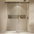 thumbnail image 8 of OVE Decors Selby 55-1/2 - 60"W x 74"H Frameless Sliding Shower Door with Clear Glass, 8 of 9