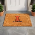 thumbnail image 2 of Logo Brands Illinois Fighting Illini Coir Outdoor Mat, 2 of 3