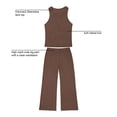 thumbnail image 8 of Member's Mark Women's Ribbed Tank & Pant Pajama Set, 8 of 8