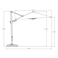 thumbnail image 5 of Member's Mark 10' x 10' Cantilever Offset Umbrella with Sunbrella Fabric, 5 of 5