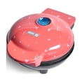 thumbnail image 3 of Dash Heart Miniature Waffle Maker with Heart Print Lid, 3 of 9