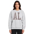 thumbnail image 1 of State of Mine Women's Camo Letters State Sweatshirt, 1 of 6