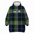thumbnail image 1 of Pegasus Sports Seattle Seahawks Wearable Sherpa Throw, 1 of 6