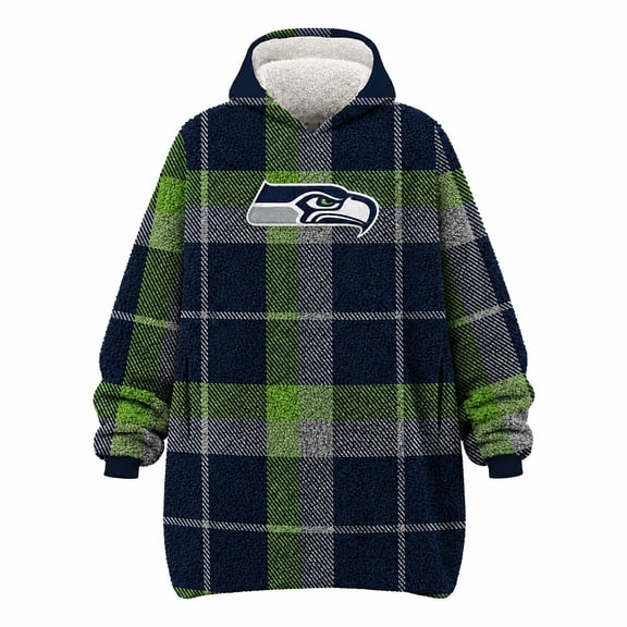Pegasus Sports Seattle Seahawks Wearable Sherpa Throw