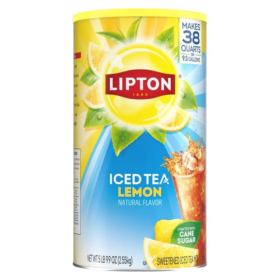 Lipton Sweetened Iced Tea Mix, Lemon, 89.8 oz.