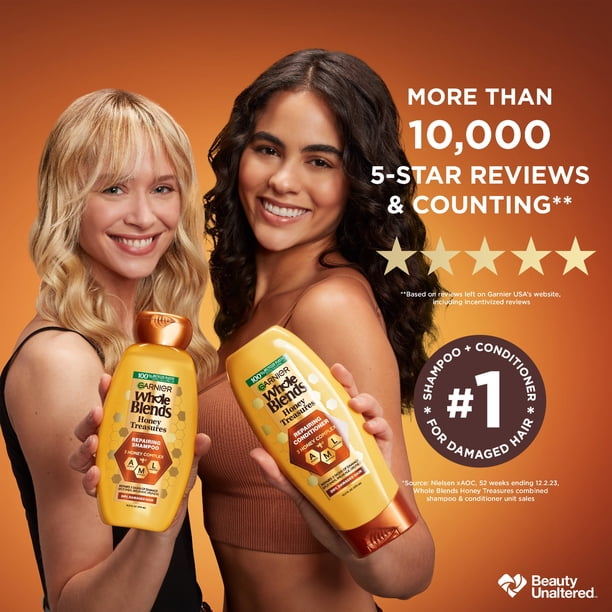 Garnier Whole Blends Honey Treasures Conditioner, 40 fl. oz