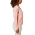 thumbnail image 2 of Lands' End Women's V-Neck Cable Sweater, 2 of 5