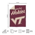 thumbnail image 5 of Logo Brands Virginia Tech Hookies Luxe Dreams Throw, 60" x 80", 5 of 6