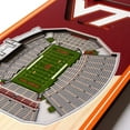 thumbnail image 3 of YouTheFan Virginia Tech Hokies 6"x19" 3D Stadium View Banner, 3 of 6