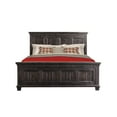 thumbnail image 1 of Society Den Steele Panel Bed in Dark Brown, Assorted Sizes, 1 of 4