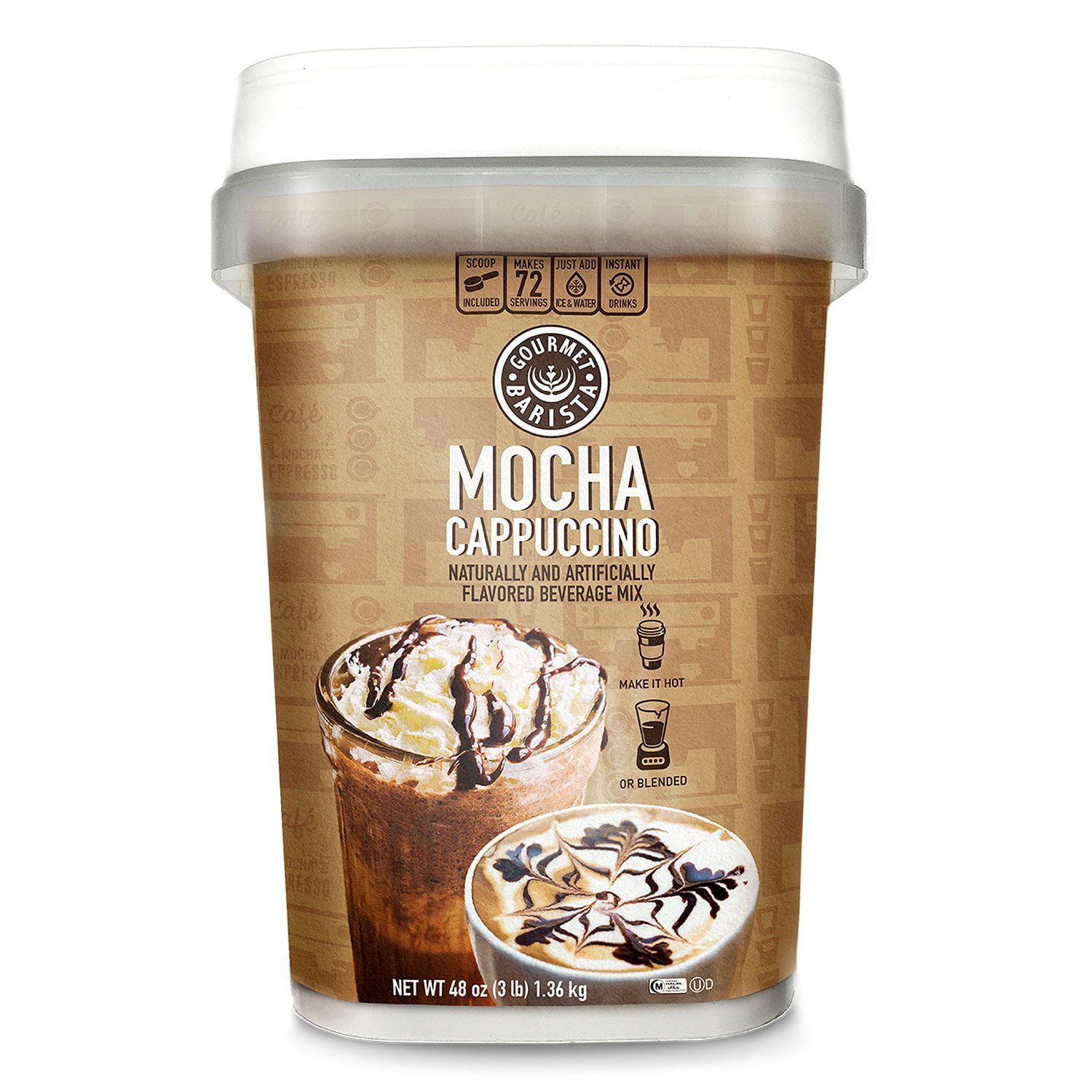 Gourmet Barista Mocha Cappuccino Mix 48 oz. - Samsclub.com