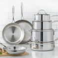thumbnail image 14 of Henckels 11-Piece Stainless Steel Tri-Ply Clad Cookware Set, 14 of 14