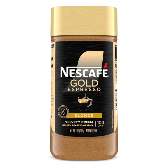 Nescafé Instant Coffee, Gold Espresso Blonde, 7 oz.