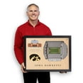 thumbnail image 4 of YouTheFan Iowa Hawkeyes 25-Layer Football Stadium View 3D Wall Art, 4 of 5