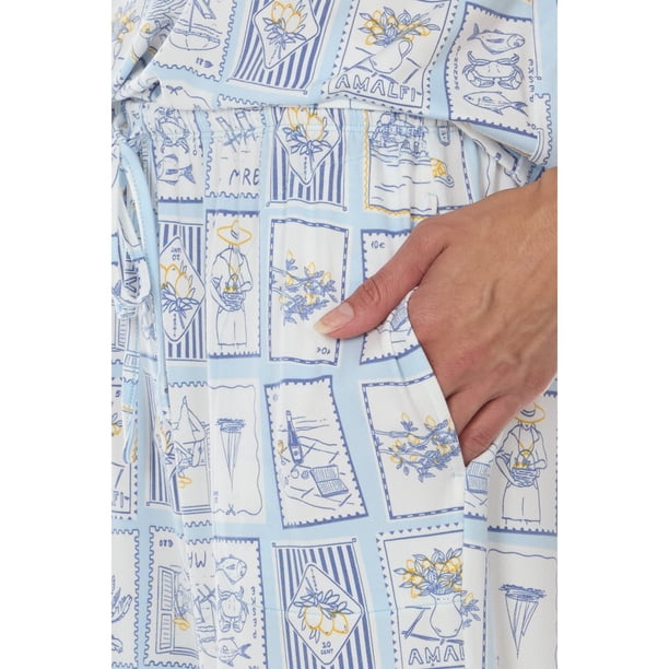 Flora Nikrooz 2 Piece Short Sleeve Capri PJ Set - Samsclub.com