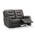thumbnail image 14 of Waylen Top-Grain 3-Piece Leather Reclining Set, 14 of 19