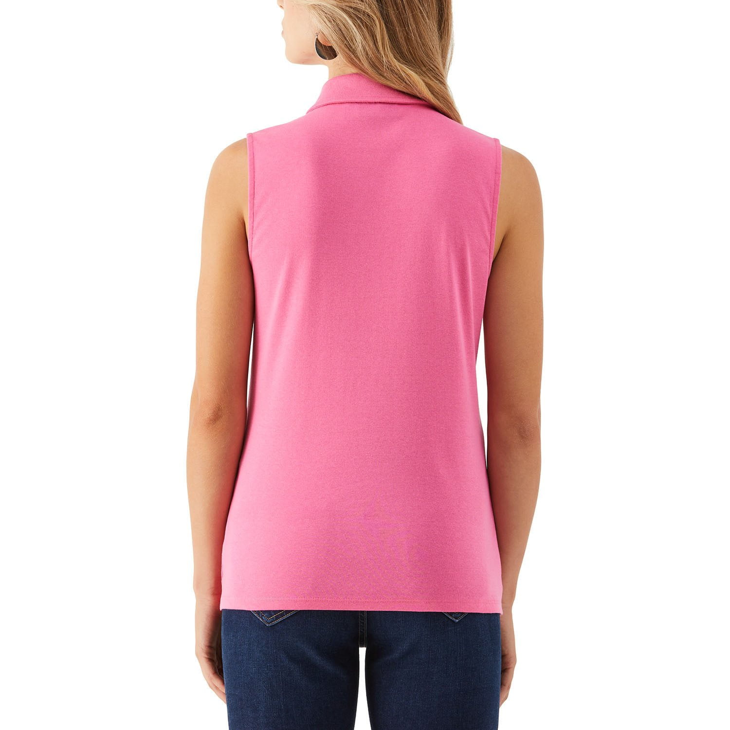 レディースウェア SLP Sleeveless Polo Womens-Opti-Dritm-Sleeveless-