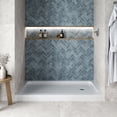 thumbnail image 1 of Streamline 60 in. x 36 in. Alcove Acrylic Shower Base With Left, Center or Right Drain / Glossy Black or White, 1 of 8