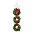 thumbnail image 2 of Member's Mark Pre-Lit Decorated Three Wreath Door Hanger, 2 of 4