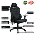 thumbnail image 6 of Arozzi Torretta Supersoft Fabric Gaming Chair, Pure Black, 6 of 7