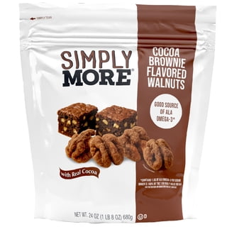 Simply More Cocoa Brownie Walnuts, 24 oz