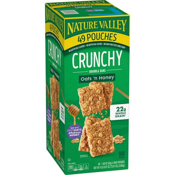 Nature Valley Oats 'n Honey Crunchy Granola Bars, 49 ct.