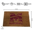 thumbnail image 3 of Logo Brands Morehouse Tigers Doormat, 3 of 5