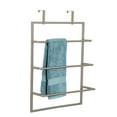 thumbnail image 1 of Honey-Can-Do Satin Nickel Over-The-Door 3-Tier Towel Rack, 1 of 5