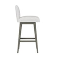 thumbnail image 8 of HH2 Home Upholstered Key Back Wood Adjustable Height Swivel Bar Stool, 8 of 19