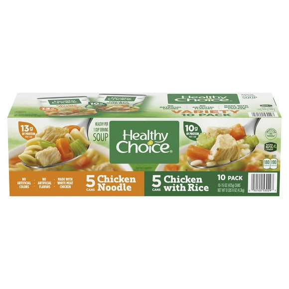 Healthy Choice Soup Variety Pack, 15 oz., 10 pk.
