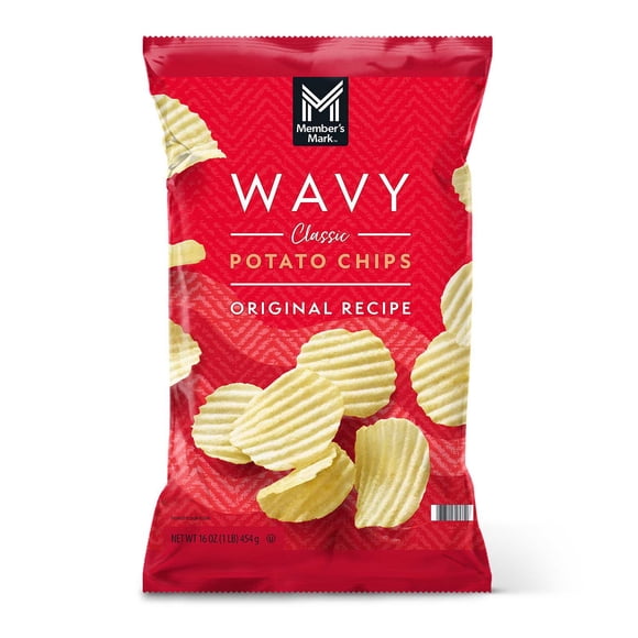 Member's Mark Wavy Potato Chips, 16 oz.