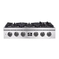 thumbnail image 4 of FORNO Spezia Pro Style Gas Range Top with Cast Iron Grates, 4 of 13