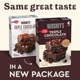 thumbnail image 2 of Betty Crocker HERSHEY'S Triple Chocolate Fudge Brownie Mix, 20 oz., 4 pk., 2 of 7