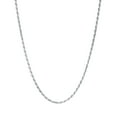 thumbnail image 1 of 2.5mm Italian Sterling Silver Diamond Cut Rope Chain, 1 of 7