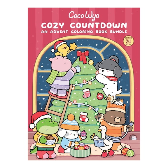 24 days of Coco Wyo coloring fun awaits! This cozy advent calendar is filled with mini coloring books, including an exclusive brand-new mini Christmas coloring book—the perfect gift for coloring fans