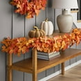 thumbnail image 1 of Member's Mark 6' Birch Leaf Garland, 1 of 2