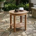 thumbnail image 1 of Cambridge Casual Weston Teak Side Table, 1 of 7